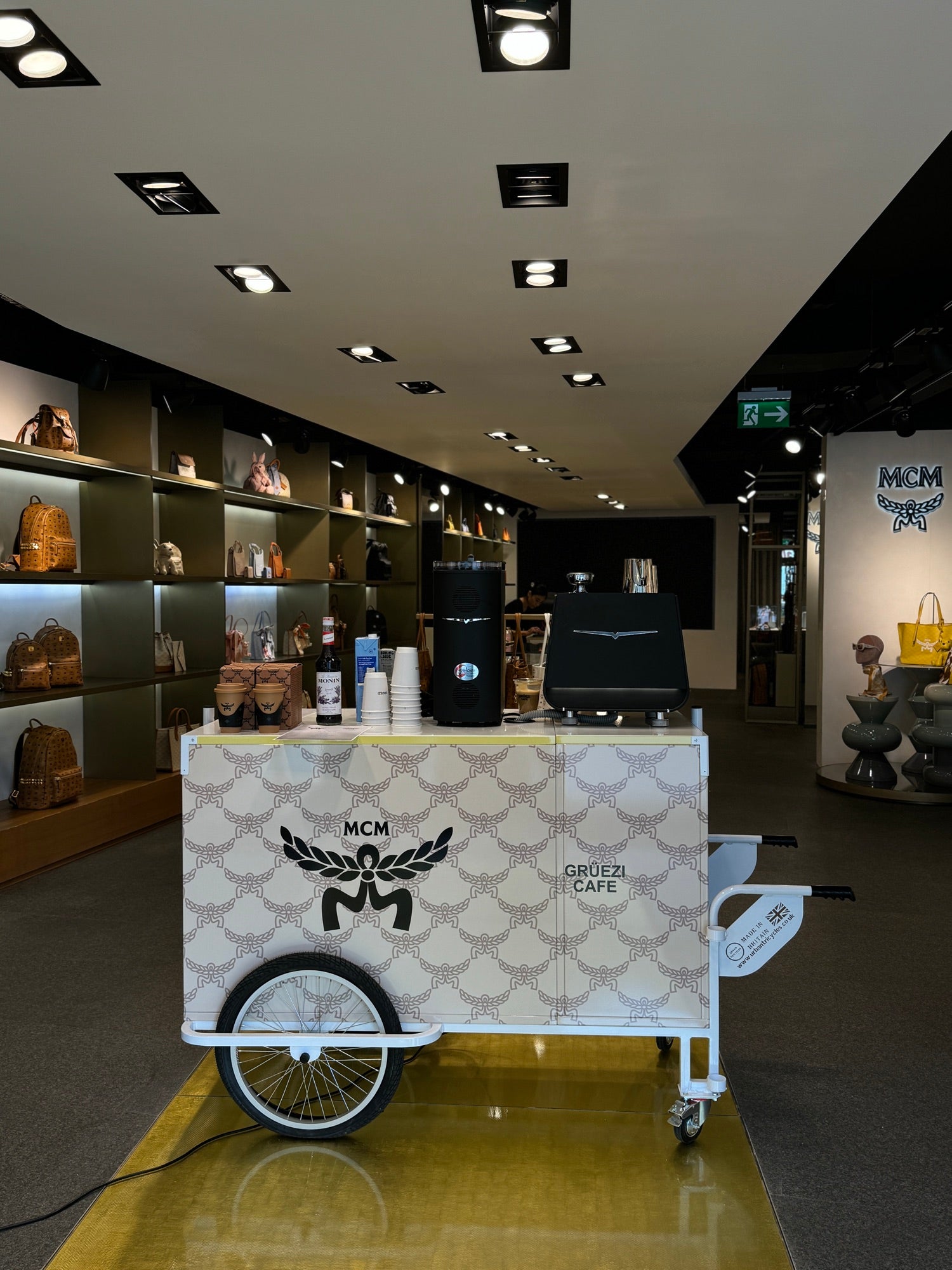 MCM × Grüezi — Coffee Morning In-Store Experience
