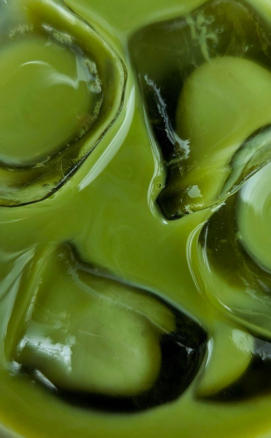 Iced Grüezi ceremonial matcha